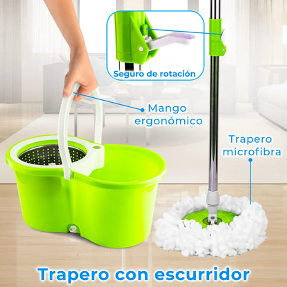 Trapero Giratorio Balde 360 Spin 2 Mopas